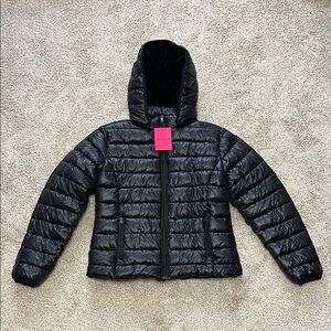 NWT! Black Puffer Jacket Women